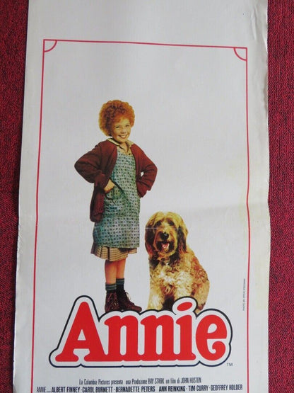 ANNIE ITALIAN LOCANDINA (27.5"x13") POSTER TIM CURRY ALERT FINNEY 1982