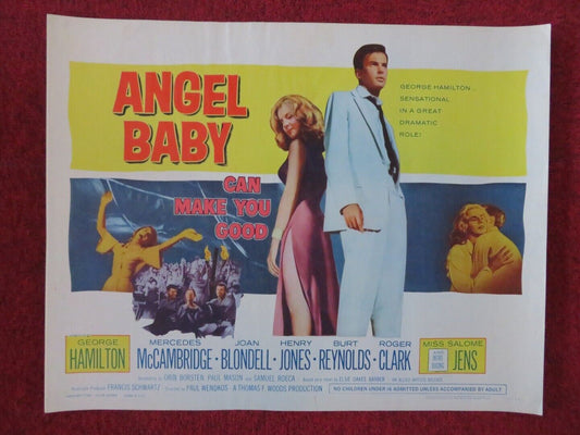 ANGEL BABY US HALF SHEET (22"x 28")  POSTER GEORGE HAMILTON 1961