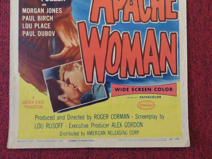 APACHE WOMAN US INSERT (14"x 36") POSTER LLOYD BRIDGES JOAN TAYLOR 1955