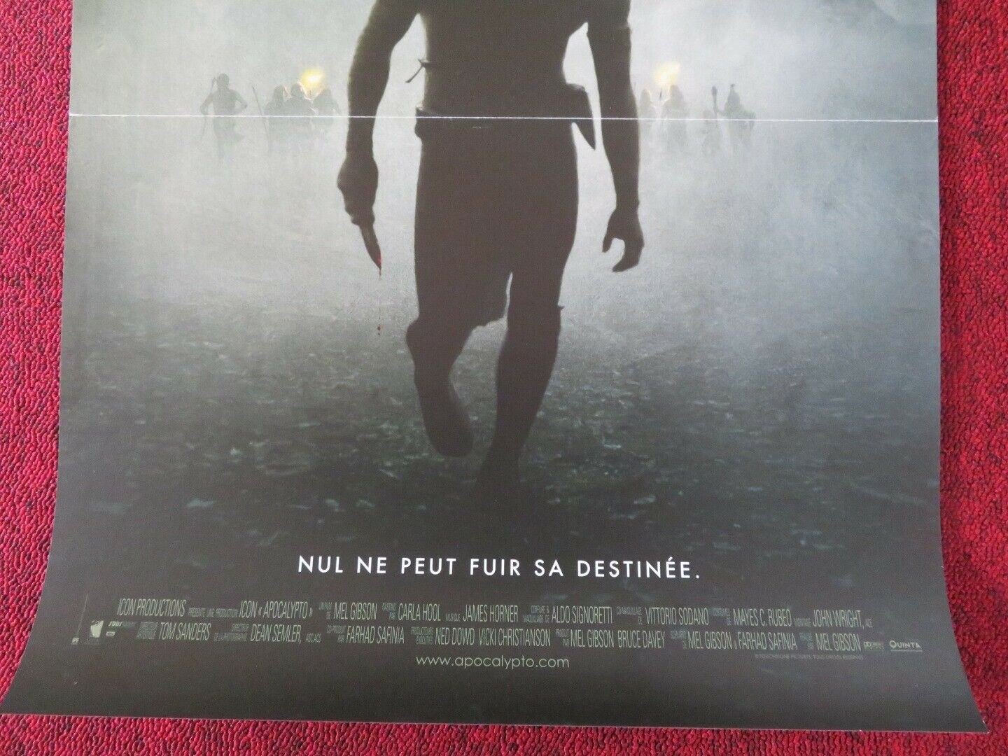 APOCALYPTO FRENCH (15"x 21") POSTER MEL GIBSON RUDY YOUNGBLOOD 2006