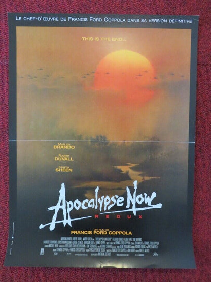 APOCALYPSE NOW REDUX FRENCH (15"x 21") POSTER MARLON BRANDO MARTIN SHEEN 2001