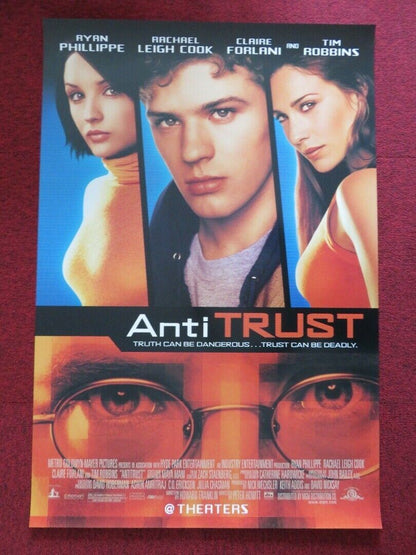 ANTITRUST  US ONE SHEET ROLLED POSTER RYAN PHILLIPPE TIM ROBBINS 2001