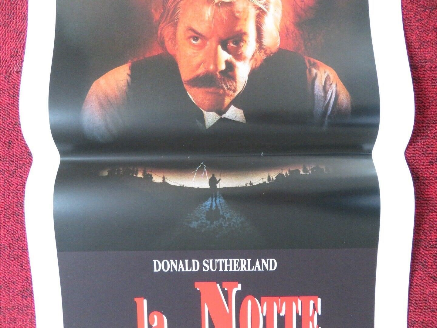 APPRENTICE TO MURDER ITALIAN LOCANDINA (27.5"x13") POSTER DONALD SUTHERLAND '89