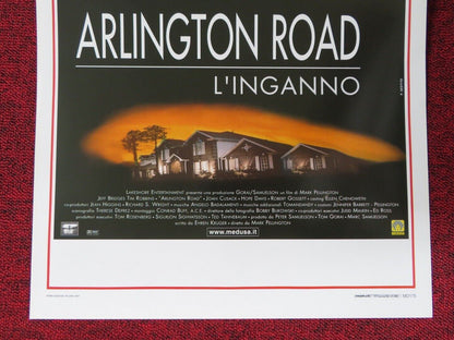 ARLINGTON ROAD ITALIAN LOCANDINA (27.5"x13") POSTER JEFF BRIDGES TIM ROBBINS '99