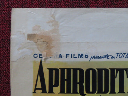 APHRODITE FOLDED BELGIUM (21.5"x 14") POSTER BELINDA LEE JACQUES SERNAS 1957