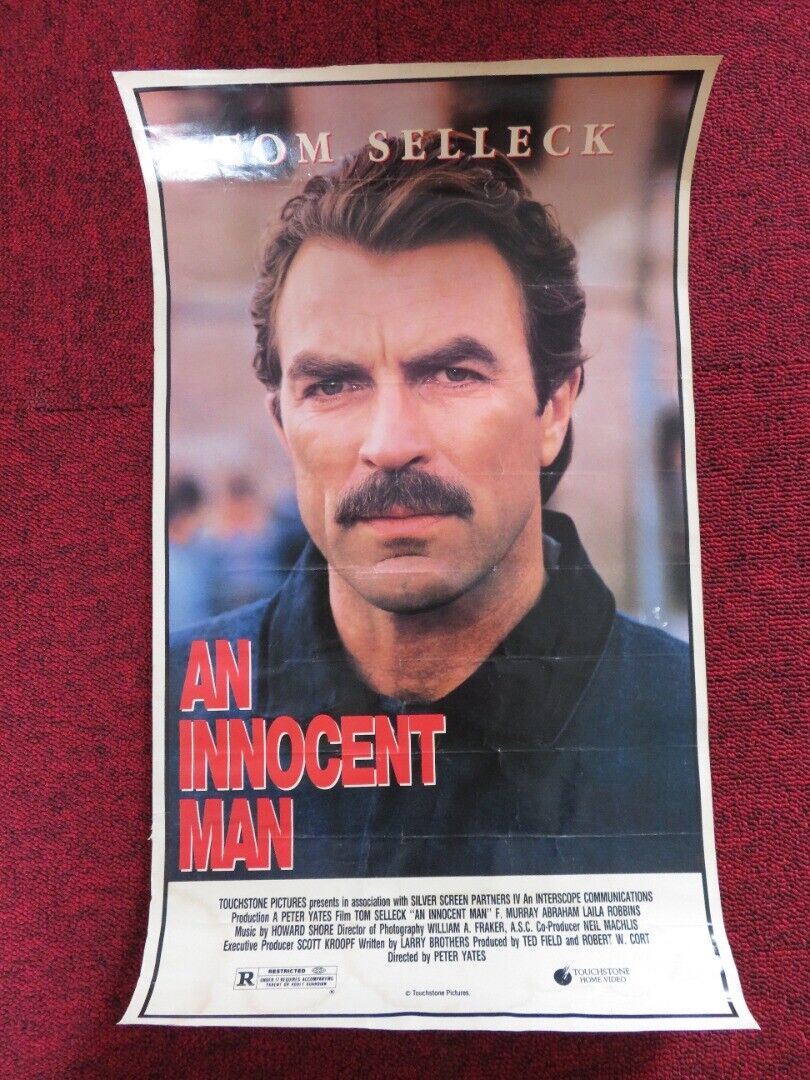 AN INNOCENT MAN U.S MINI (11" X 19") POSTER TOM SELLECK F. MURRAY ABRAHAM 1989