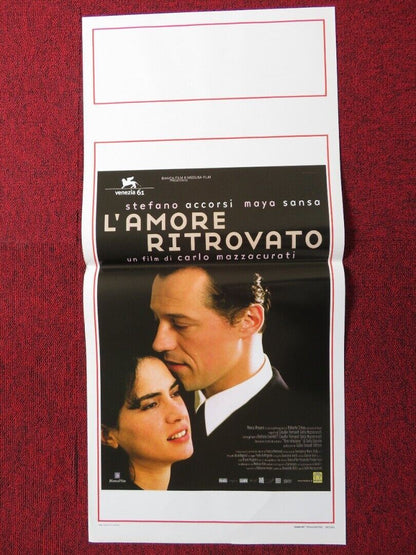 AN ITALIAN ROMANCE  ITALIAN LOCANDINA (27.5"x13") POSTER STEFANO ACCORSI 2004