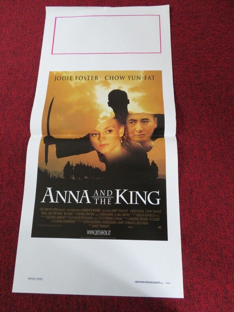 ANNA AND THE KING  ITALIAN LOCANDINA (27.5"x13") POSTER FREDDIE PRINZE,JR. 1999