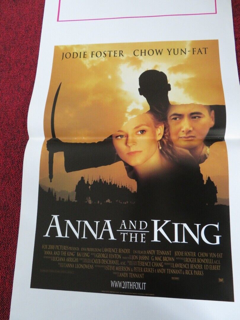 ANNA AND THE KING  ITALIAN LOCANDINA (27.5"x13") POSTER FREDDIE PRINZE,JR. 1999