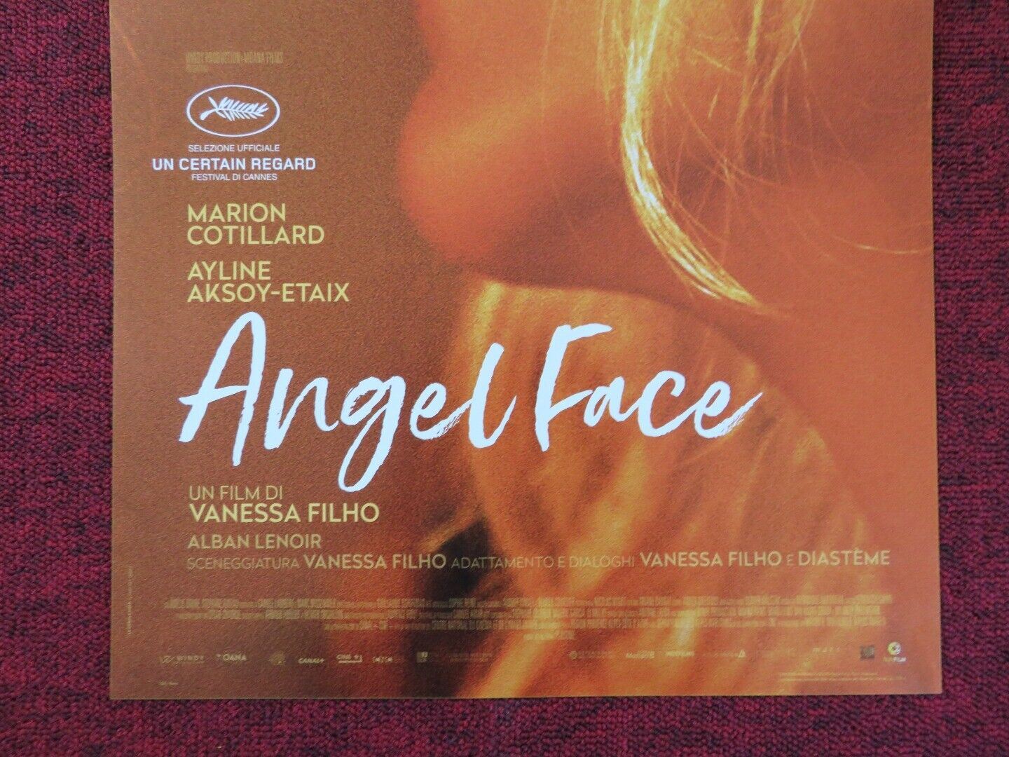 ANGEL FACE ITALIAN LOCANDINA (27"x12.5") POSTER MARION COTILLARD 2018