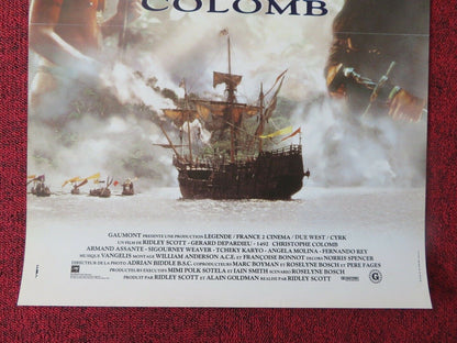 1492: CONQUEST OF PARADISE FRENCH (15"x 21") POSTER GERARD DEPARDIEU 1992 - Rendezvous Cinema