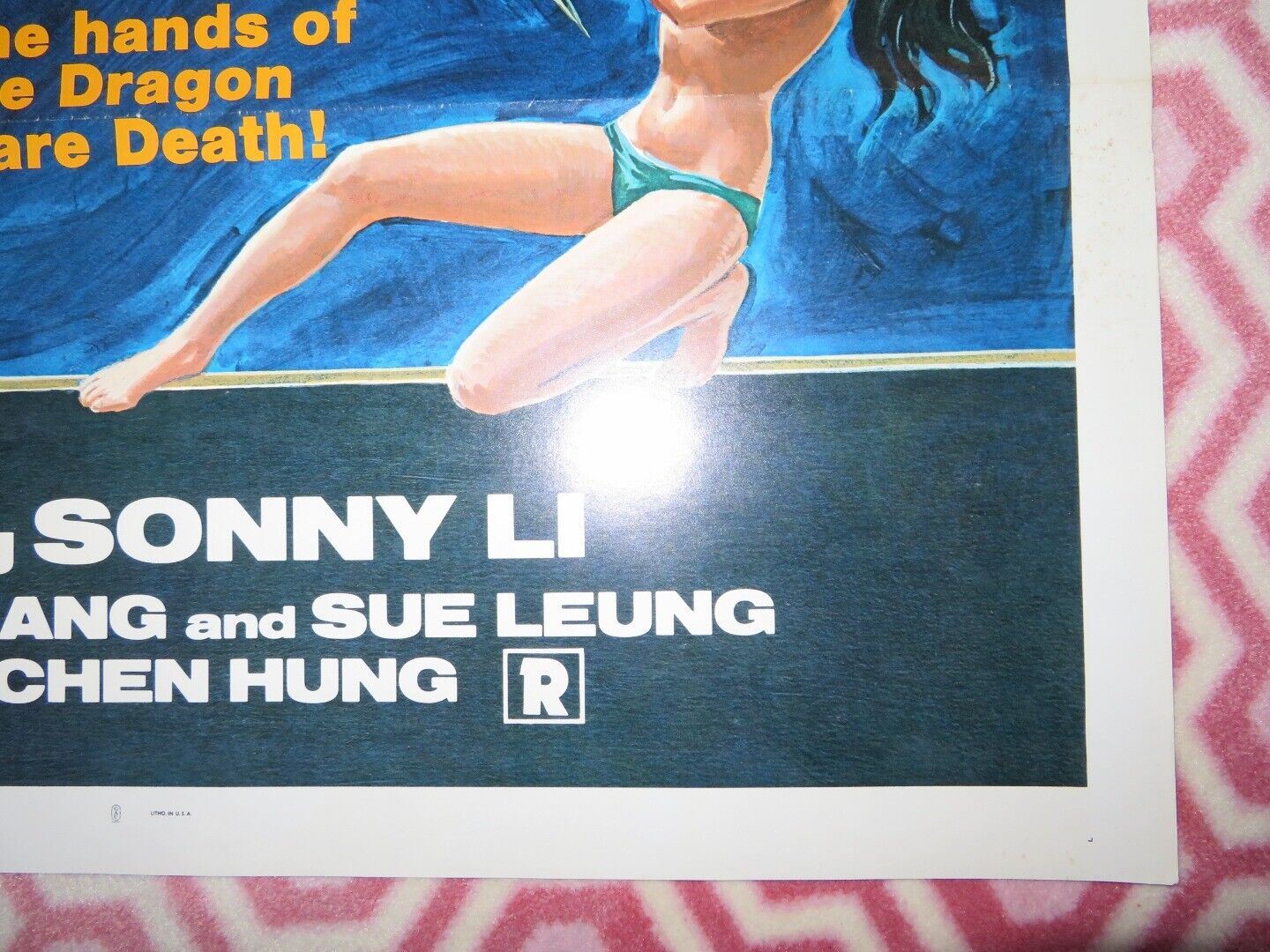 18 WEAPONS OF KUNG - FU US ROLLED POSTER SONNY LI JIMMY WANG 1977 - Rendezvous Cinema