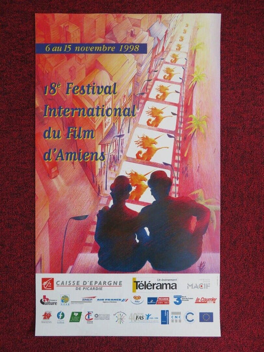 18TH AMIENS INTERNATIONAL FILM FESTIVAL FRENCH MINI (13.5" X 24") POSTER 1998 - Rendezvous Cinema