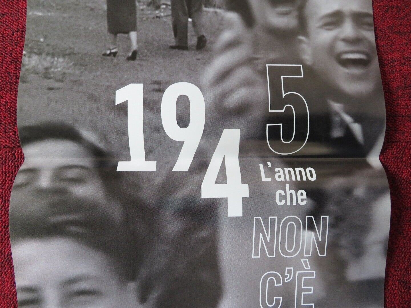 1945 L'ANNO CHE NON C'E ITALIAN LOCANDINA (26.5"x12.5") POSTER BEPPE ATTENE '15 - Rendezvous Cinema