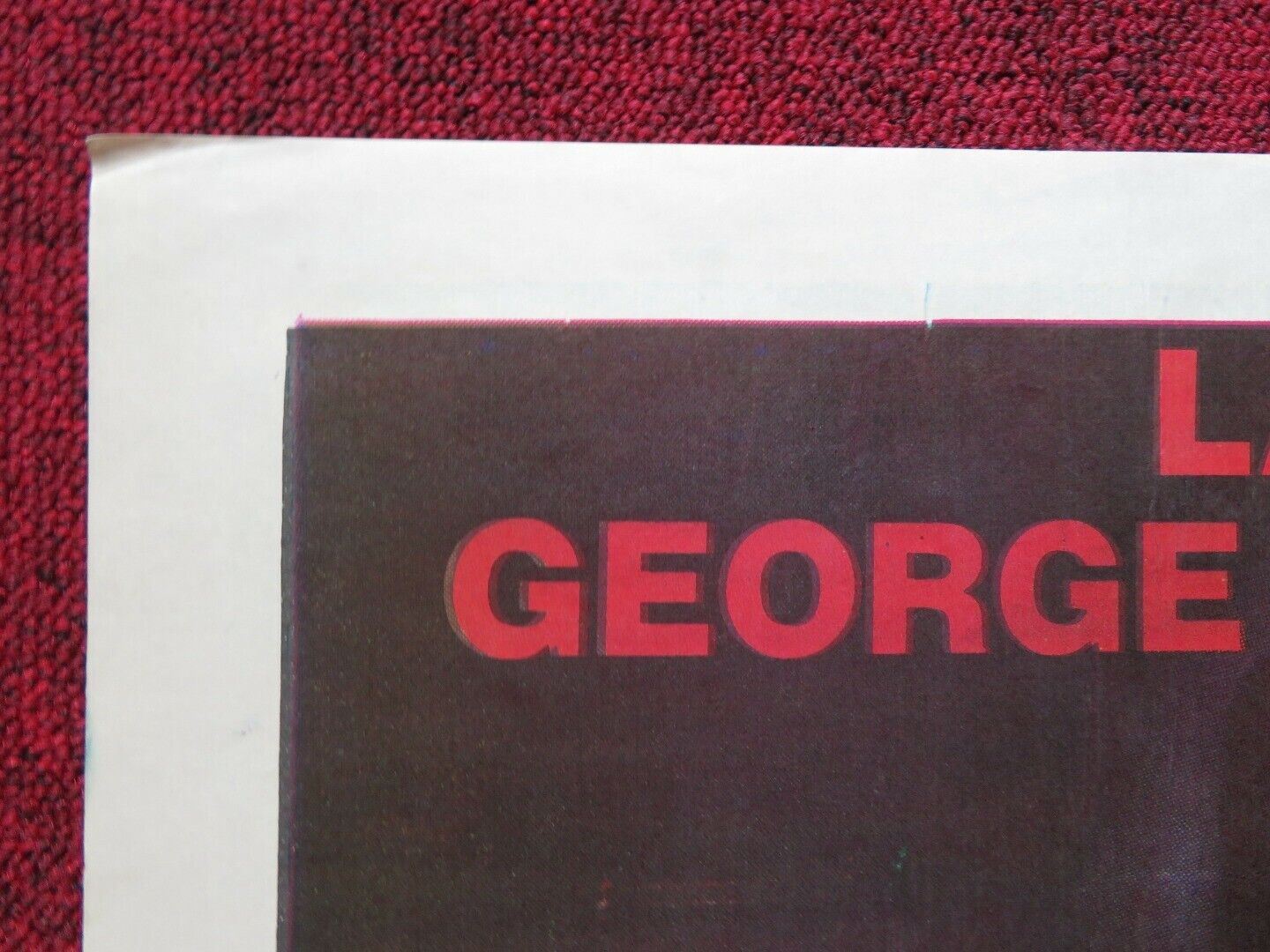 1984 ORWELL FOLDED ARGENTINA POSTER JOHN HURT RICHARD BURTON 1984 - Rendezvous Cinema