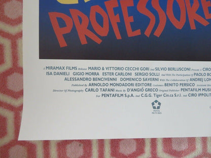 1992 CIAO PROFESSORE! US ONE SHEET ROLLED POSTER PAOLO VILLAGGIO - Rendezvous Cinema