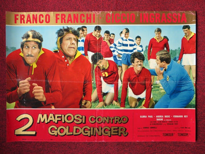 2 MAFIOSI CONTRO GOLDGINGER / THE AMAZING DOCTOR G - A ITALIAN FOTOBUSTA POSTER - Rendezvous Cinema