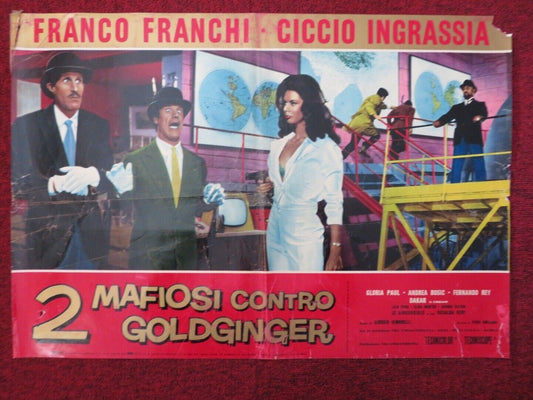 2 MAFIOSI CONTRO GOLDGINGER / THE AMAZING DOCTOR G - F ITALIAN FOTOBUSTA POSTER - Rendezvous Cinema