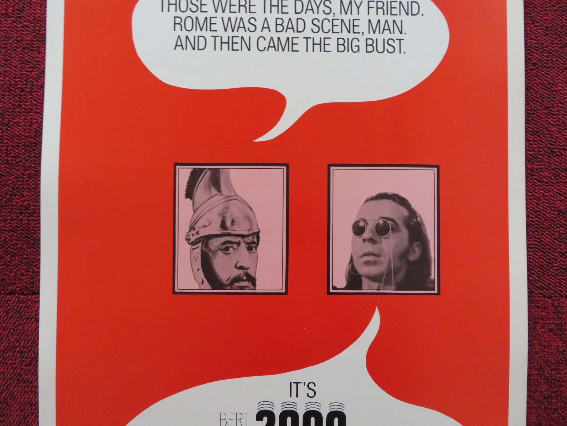 2000 YEARS LATER US INSERT (14"x 36") POSTER TERRY - THOMAS EDWARD EVERETT 1969 - Rendezvous Cinema