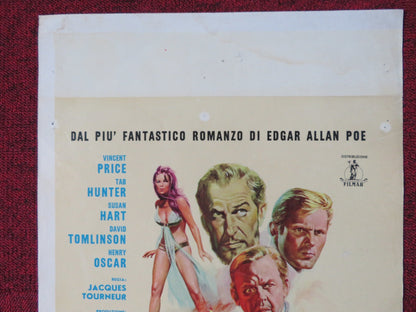 20,000 LEGHE SOTTO LA TERRA ITALIAN LOCANDINA POSTER VINCENT PRICE T HUNTER 1968 - Rendezvous Cinema