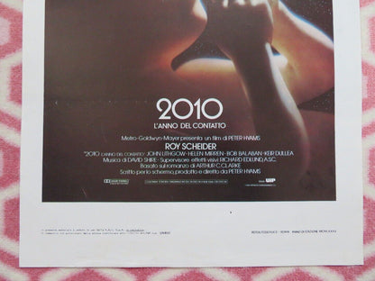 2010 L'ANNO DEL CONATTO ITALIAN LOCANDINA (27.5"x13") POSTER ROY SCHEIDER 1984 - Rendezvous Cinema