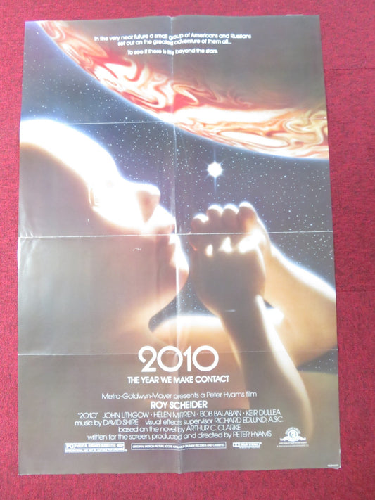 2010: THE YEAR WE MAKE CONTACT FOLDED US ONE SHEET POSTER ROY SCHEIDER 1984 - Rendezvous Cinema