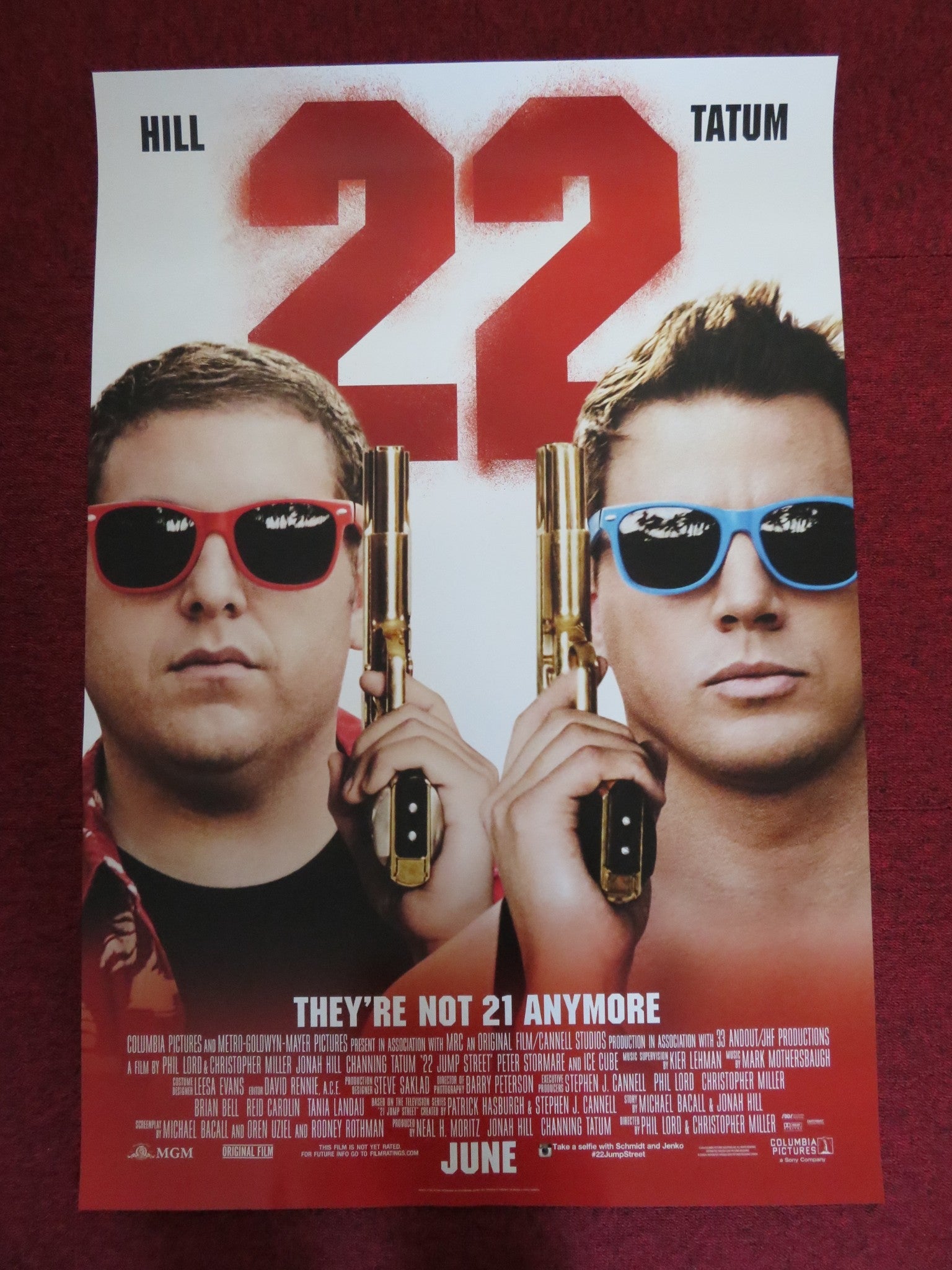 22 JUMP STREET US ONE SHEET ROLLED POSTER JONAH HILL CHANNING TATUM 2014 - Rendezvous Cinema