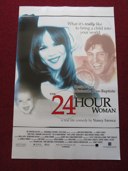 24 HOUR WOMAN US ONE SHEET ROLLED POSTER ROSIE PEREZ MARIANNE JEAN - BAPTISTE 1999 - Rendezvous Cinema