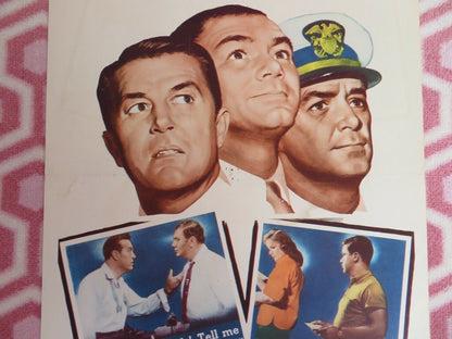 3 BRAVE MEN US INSERT (14"x 36") POSTER RAY MILLAND ERNEST BORGNINE 1956 - Rendezvous Cinema