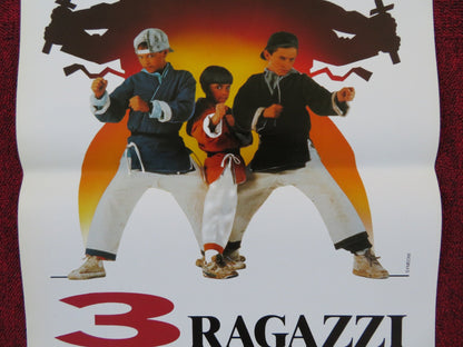 3 NINJAS ITALIAN LOCANDINA POSTER VICTOR WONG MICHAEL TREANOR 1992 - Rendezvous Cinema