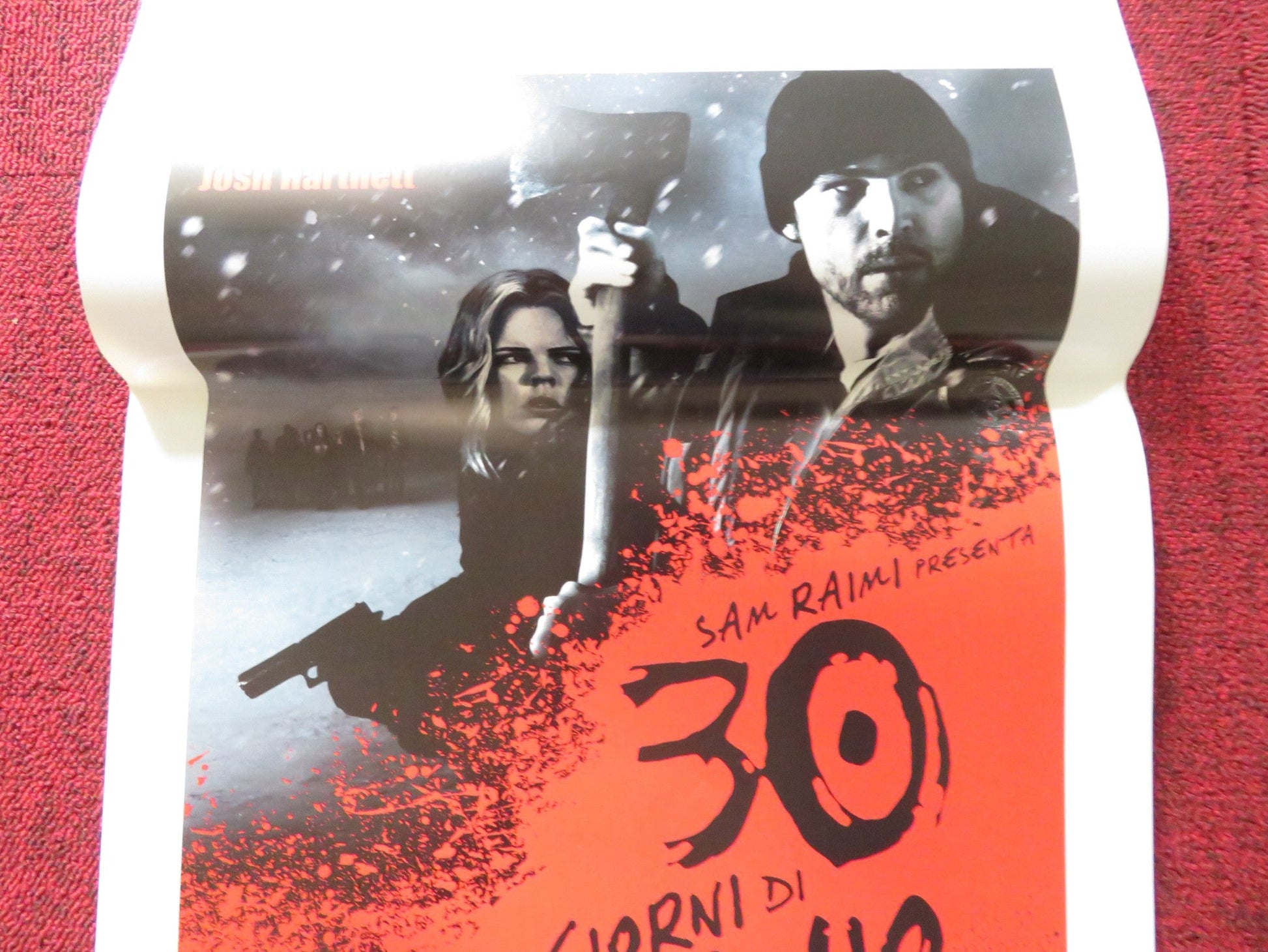 30 DAYS OF NIGHT ITALIAN LOCANDINA POSTER SAMI RAMI JOSH HARTNET 2007 - Rendezvous Cinema