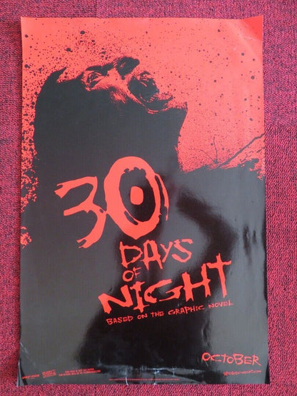 30 DAYS OF NIGHT U.S MINI (17"x 11.5") POSTER JOSH HARTNETT MELISSA GEORGE 2007 - Rendezvous Cinema