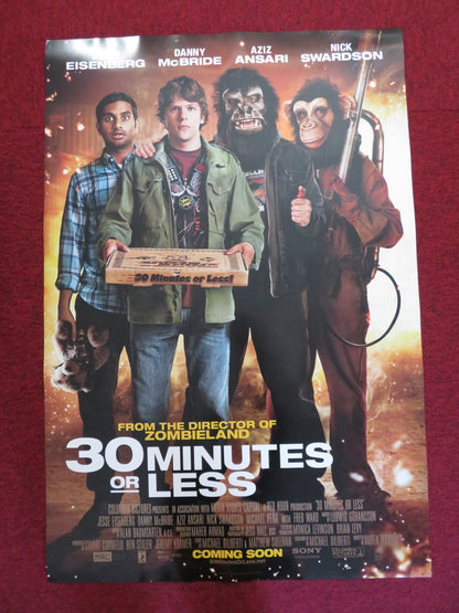 30 MINUTES OR LESS - B US ONE SHEET ROLLED POSTER JESSE EISENBERG MCBRIDE 2011 - Rendezvous Cinema