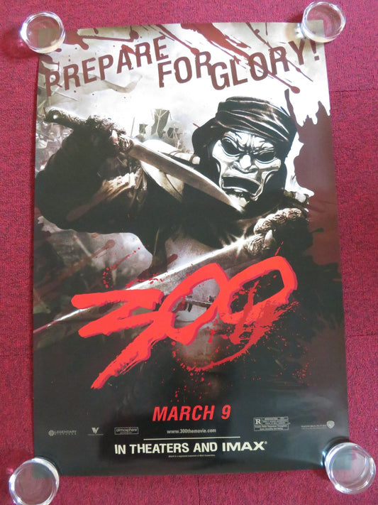 300 - C ROLLED 36" X 24" POSTER GERARD BUTLER DOMINIC WEST 2007 - Rendezvous Cinema