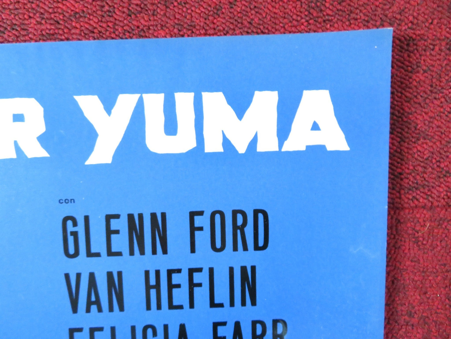 3:10 TO YUMA - B ITALIAN FOTOBUSTA POSTER GLENN FORD VAN HEFLIN 1957 - Rendezvous Cinema