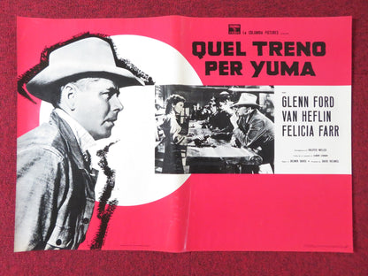 3:10 TO YUMA - G ITALIAN FOTOBUSTA POSTER GLENN FORD VAN HEFLIN 1957 - Rendezvous Cinema