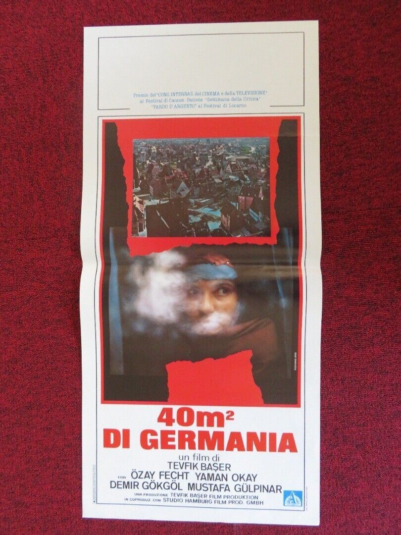 40M2 DI GERMANIA ITALIAN LOCANDINA (27"x13") POSTER TEVFIK BASER OZAY FECHT '86 - Rendezvous Cinema