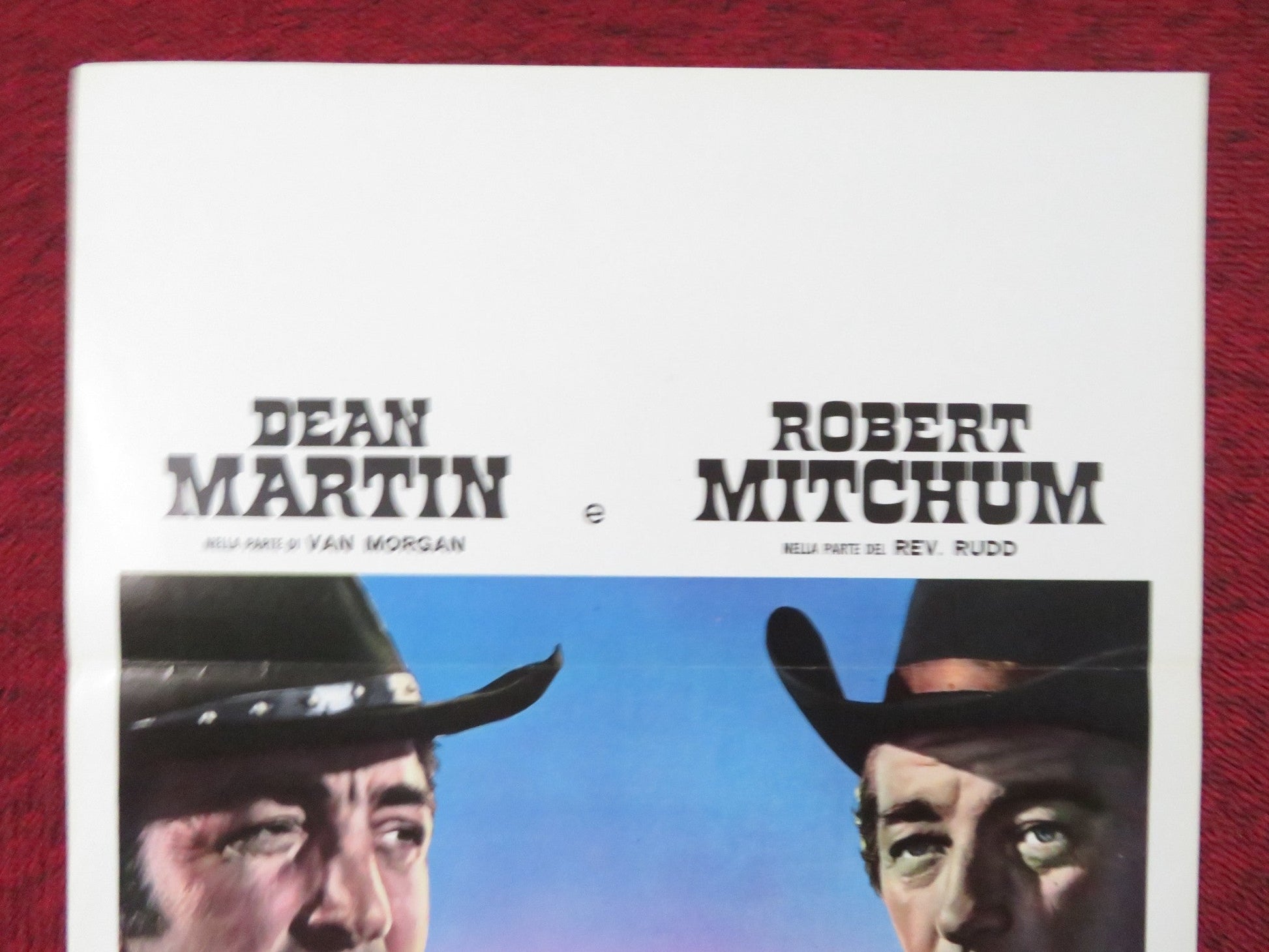 5 CARD STUD ITALIAN LOCANDINA POSTER DEAN MARTIN ROBERT MITCHUM 1968 - Rendezvous Cinema