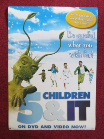 5 CHILDREN AND IT DVD & VHS VIDEO POSTER TARA FITZGERALD FREDDIE HIGHMORE 2004 - Rendezvous Cinema