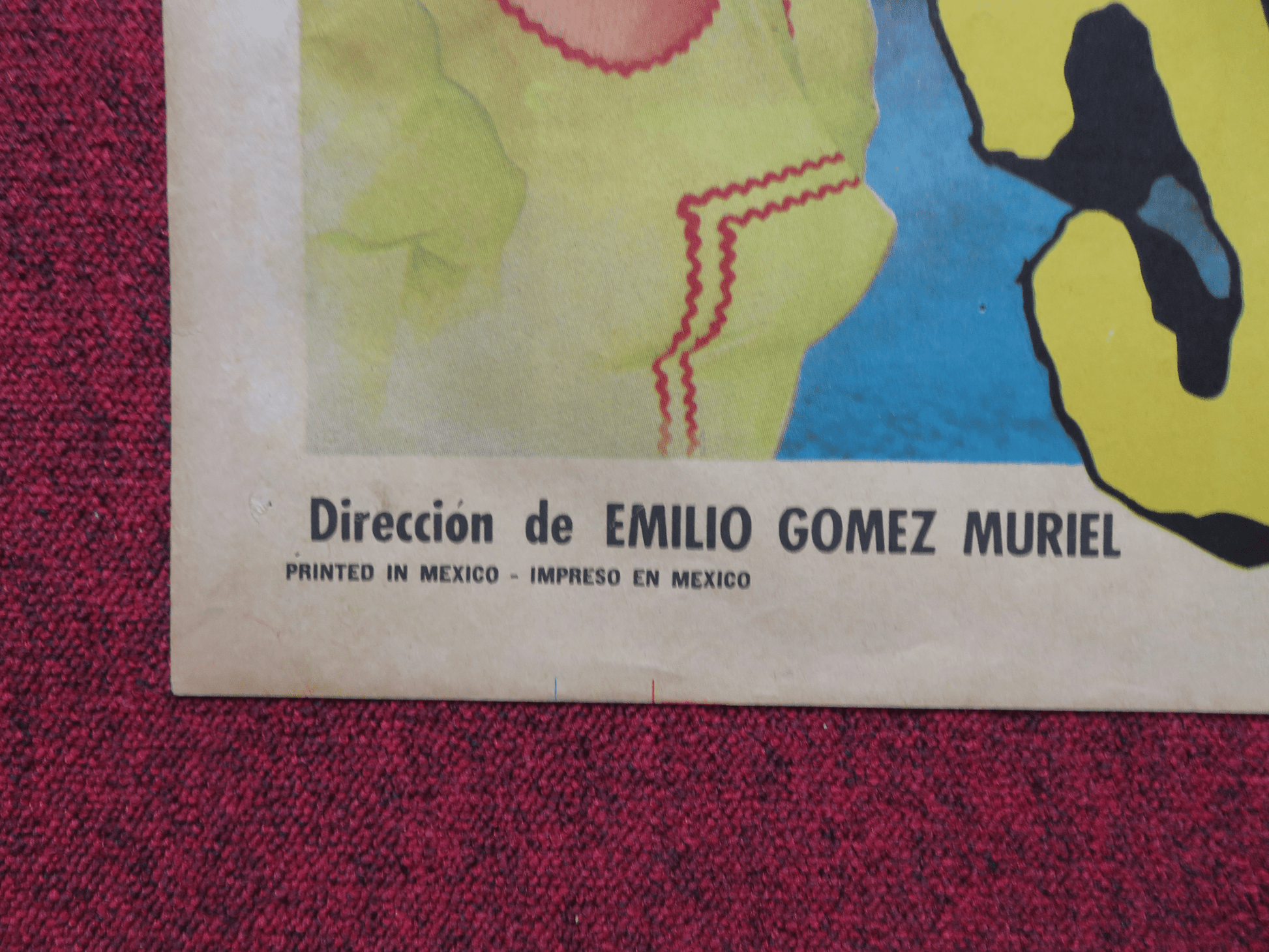 5 EN LA CARCEL FOLDED MEXICAN POSTER DAVID REYNOSO TERE VELAZQUEZ 1968 - Rendezvous Cinema