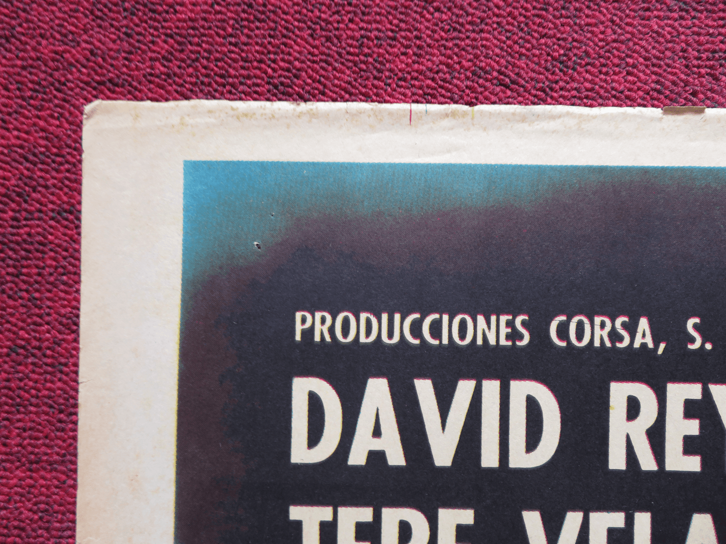 5 EN LA CARCEL FOLDED MEXICAN POSTER DAVID REYNOSO TERE VELAZQUEZ 1968 - Rendezvous Cinema