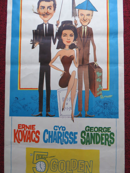 5 GOLDEN HOURS US INSERT (14"x 36") POSTER ERNIE KOVACS CYD CHARISSE 1961 - Rendezvous Cinema