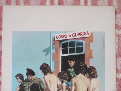 5 MATTI AL SERVIZO DI LEVA/The Five Crazy Boys ITALIAN LOCANDINA (27.5"x13") '71 - Rendezvous Cinema