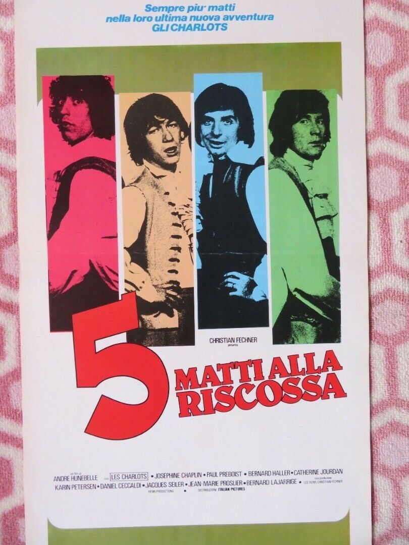 5 MATTIALLA RISCOSSA ITALIAN LOCANDINA (27.5"x13") POSTER ANDRE HUNEBELLE 1979 - Rendezvous Cinema