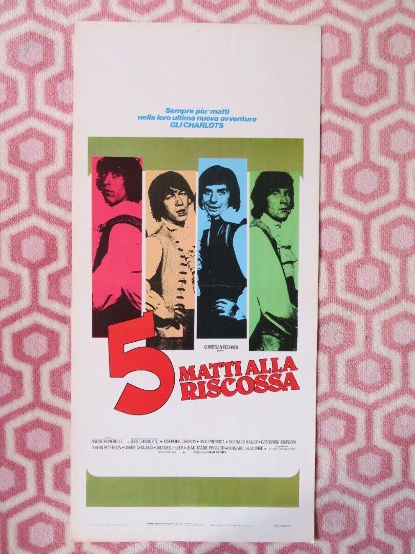 5 MATTIALLA RISCOSSA ITALIAN LOCANDINA (27.5"x13") POSTER ANDRE HUNEBELLE 1979 - Rendezvous Cinema