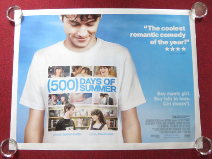 500 DAYS OF SUMMER UK QUAD (30"x 40") ROLLED POSTER JOSEPH GORDON - LEVITT 2009 - Rendezvous Cinema