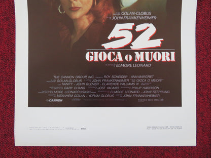 52 PICK - UP ITALIAN LOCANDINA POSTER ROY SCHEIDER ANN - MARGRET 1987 - Rendezvous Cinema