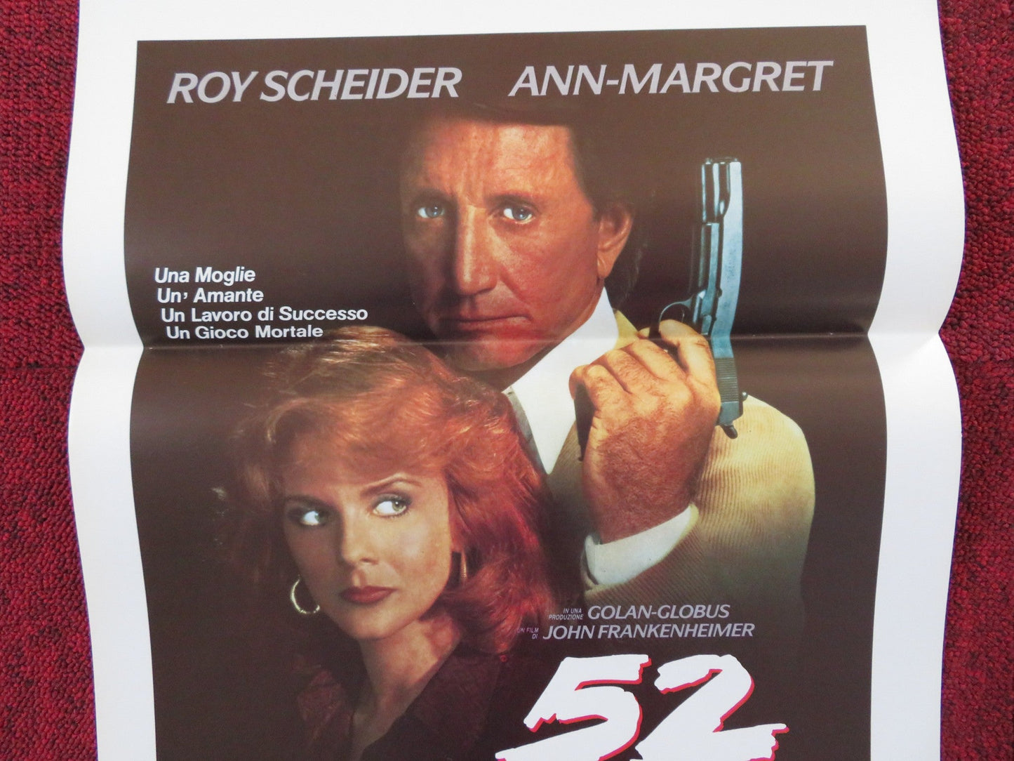 52 PICK - UP ITALIAN LOCANDINA POSTER ROY SCHEIDER ANN - MARGRET 1987 - Rendezvous Cinema