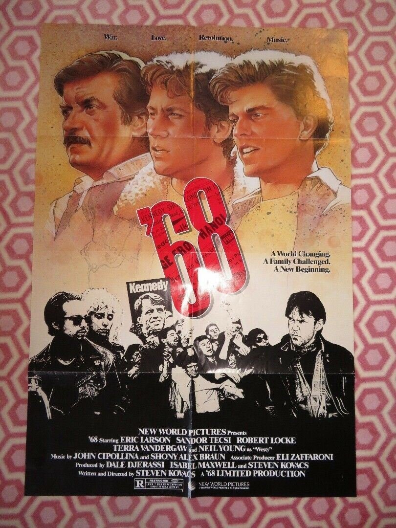 '68 FOLDED US ONE SHEET POSTER ERIC LARSON SANDOR TECSI ROBERT LOCKE 1988 - Rendezvous Cinema