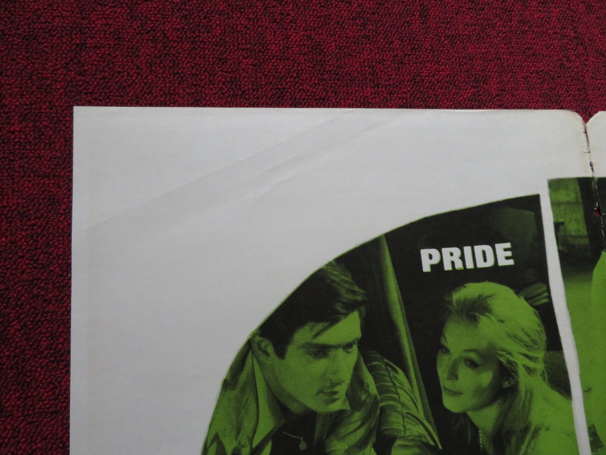 7 CAPITAL SINS FOLDED US ONE SHEET POSTER JEAN - PIERRE CASSEL 1962 - Rendezvous Cinema